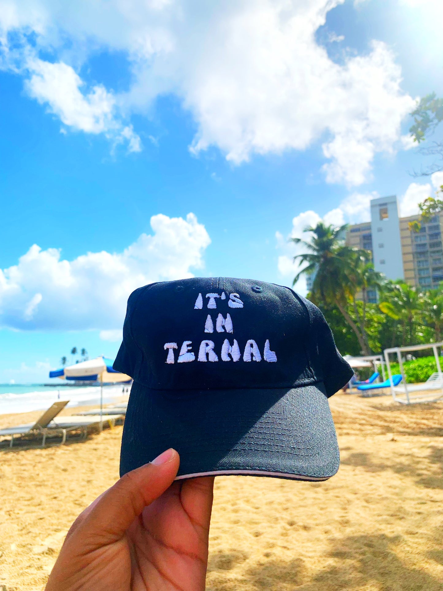 “It’s Internal” Black Dad Hat