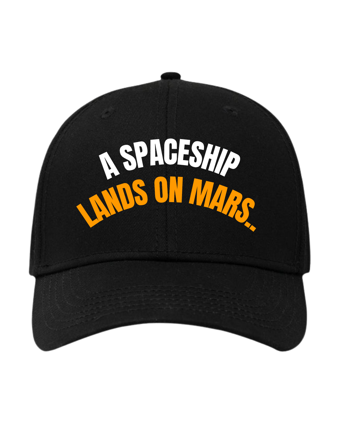 SPACESHIP LANDS ON MARS..