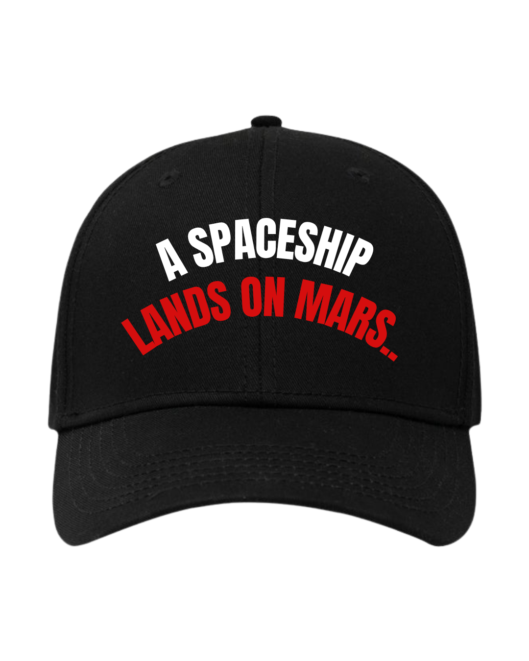 SPACESHIP LANDS ON MARS..