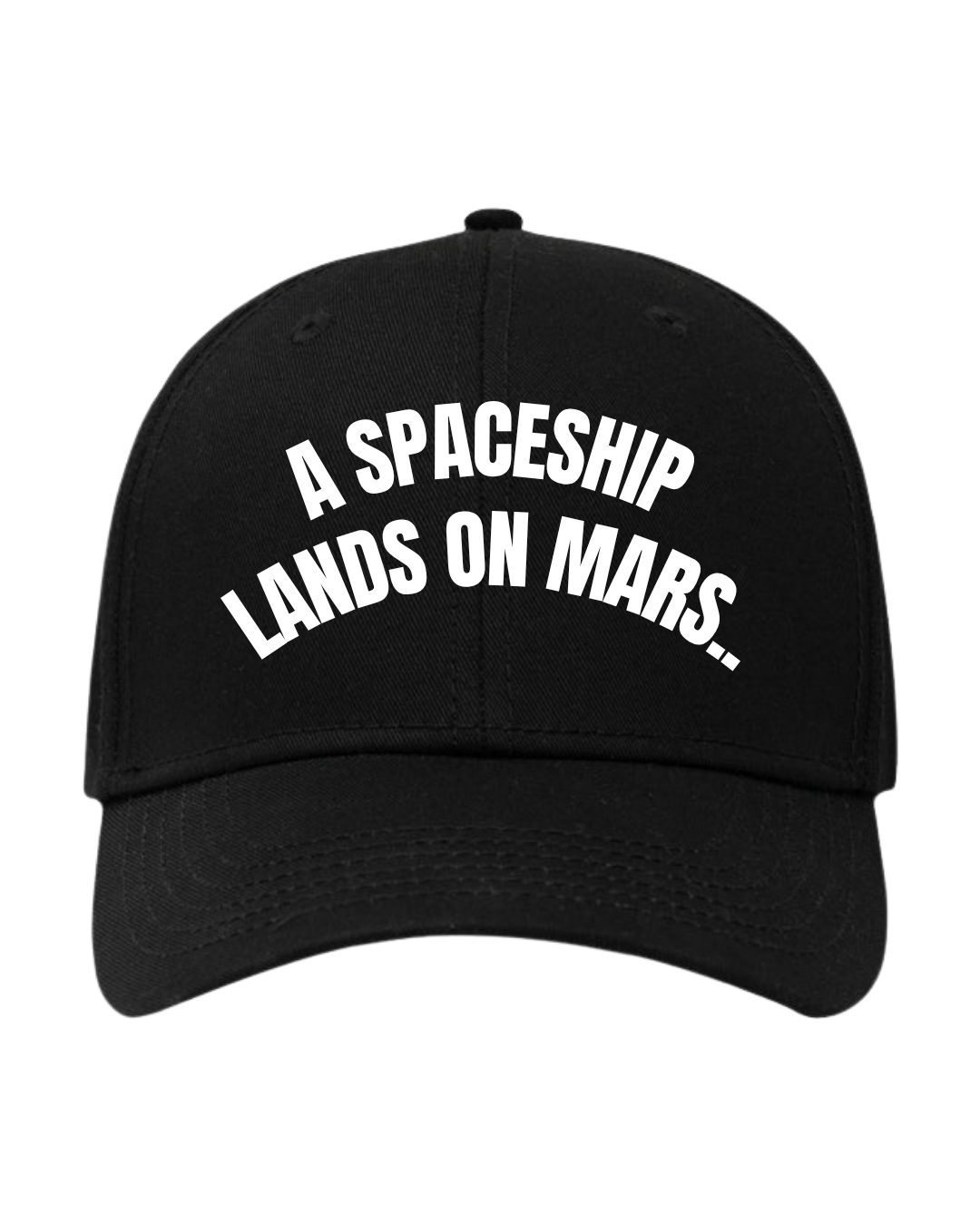 SPACESHIP LANDS ON MARS..